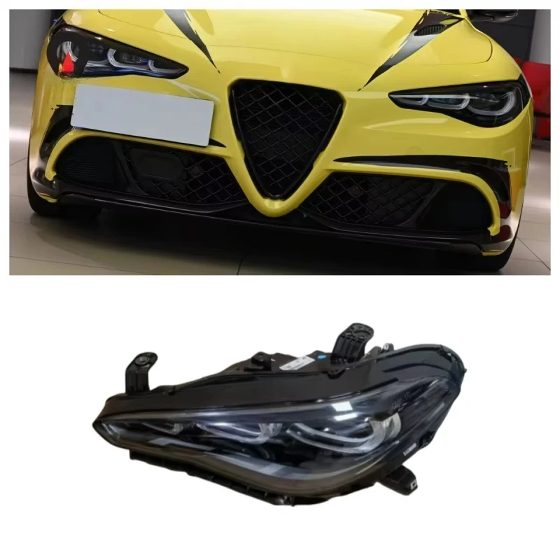 

'Alfa Romeo Giulia Headlight Assembly 2023 2024 2025 Original Headlight Lens LED Light Left and Right High Quality Matrix Light