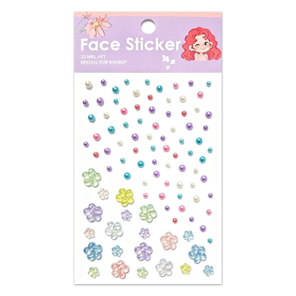 with Adhesive Backing Bedazzling Sticker Makeup 3D Resin Face Eye Jewels Sticker DIY Waterproof Crystal Gem Sticker Festival