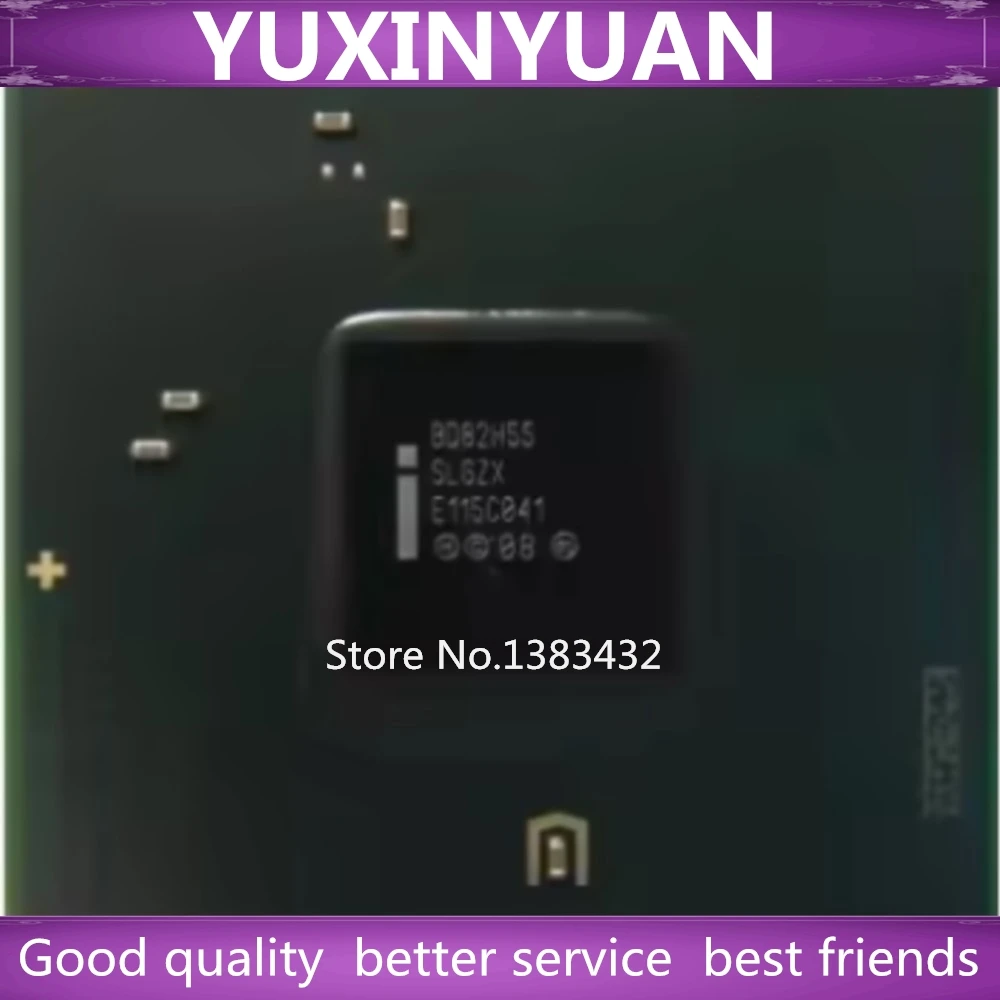 1pcs/lot 100% New BD82H55 SLGZX Good quality BGA chipset in shock 100%good and best quality integrated yuxinyuan technology ! !