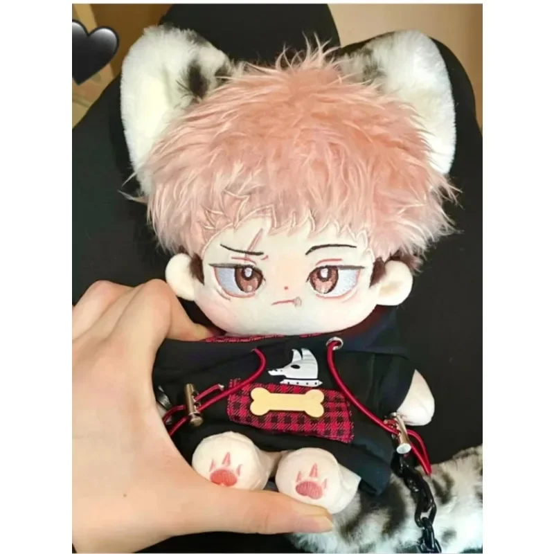 20cm Anime Jujutsu Kaisen Itadori Yuji Plush Figures Dress Up Cotton Doll Birthday Surprise Valentine's Day Gift Items For Girls
