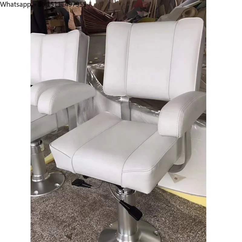 Feitine Customized Color High Back Deluxe Seat with Bolster and Armrests Boat Chair Marine Seats
