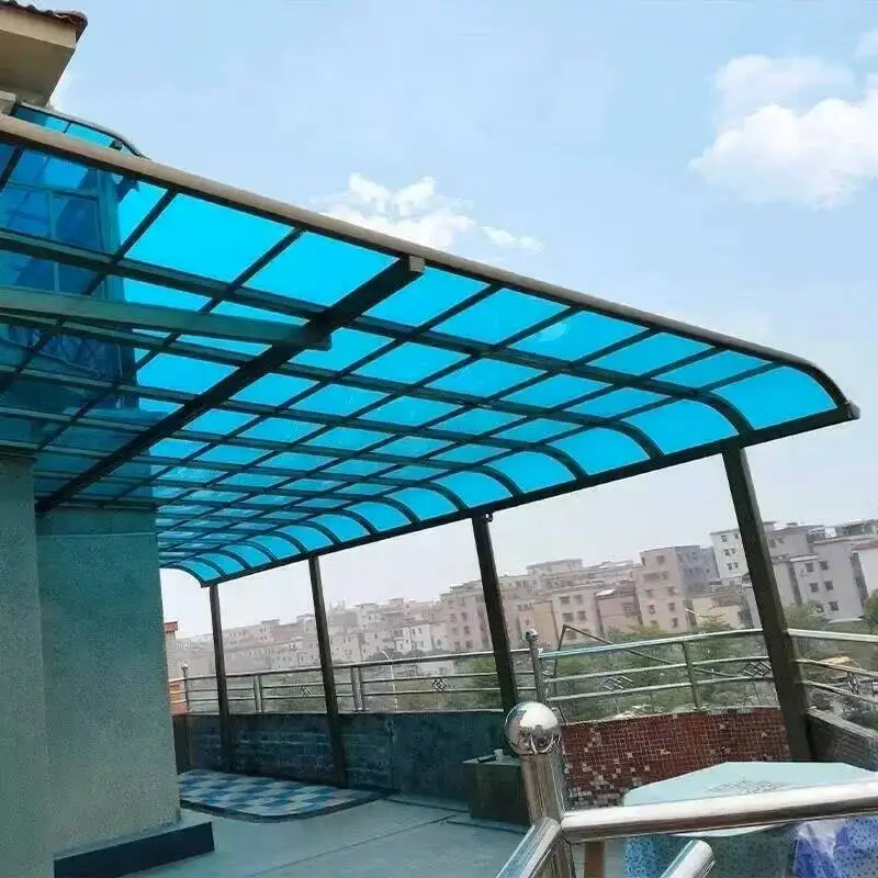 Tent Villa Aluminum Awning Home Sunscreen Gazebos Canopy Courtyard Alloy Rainproof Eaves Pergola Outdoor Rain Protection e