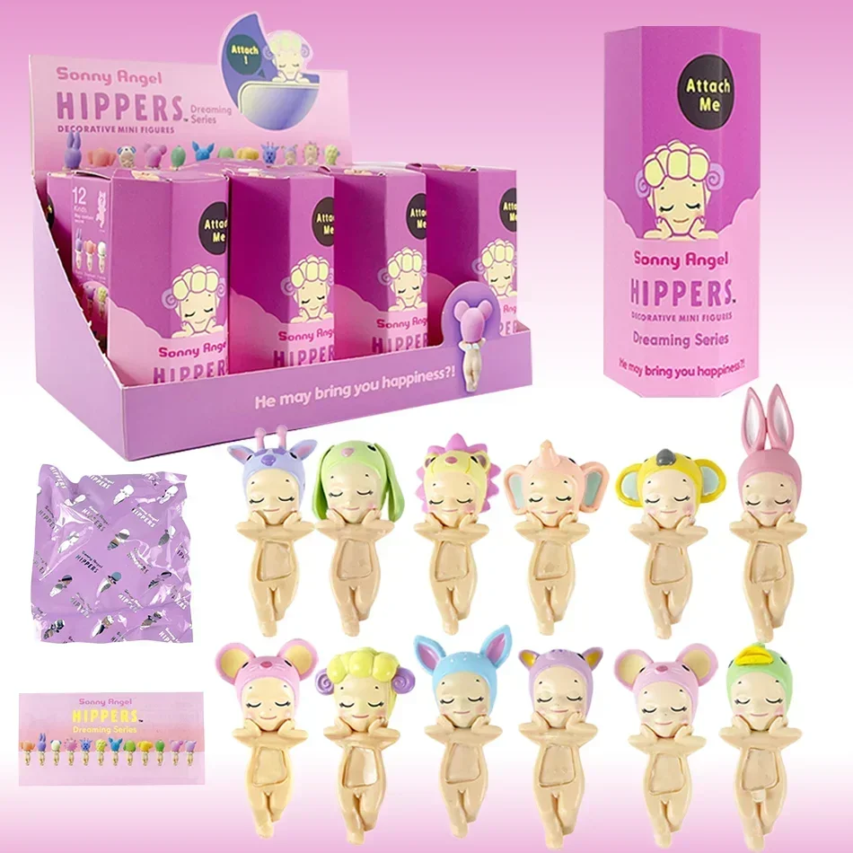 Mini figurines Sun Angel série Hippers boîte aveugle mystères Kawaii ornement poupée enfant téléphone décoration mignon cadeau de noël