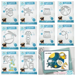 Moonscape Earth Metal Cutting Dies Scrapbook Diary Decoration Embossing Cut Die Template DIY Make Paper Card Album