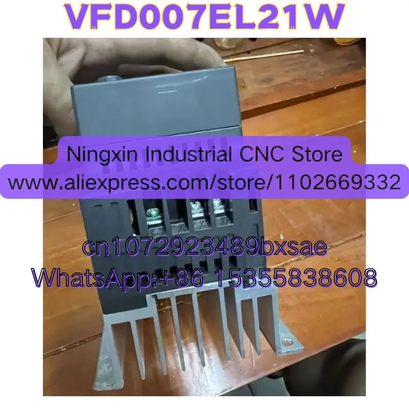 Latest Quotation Second-hand VFD007EL21W Inverter Tested OK
