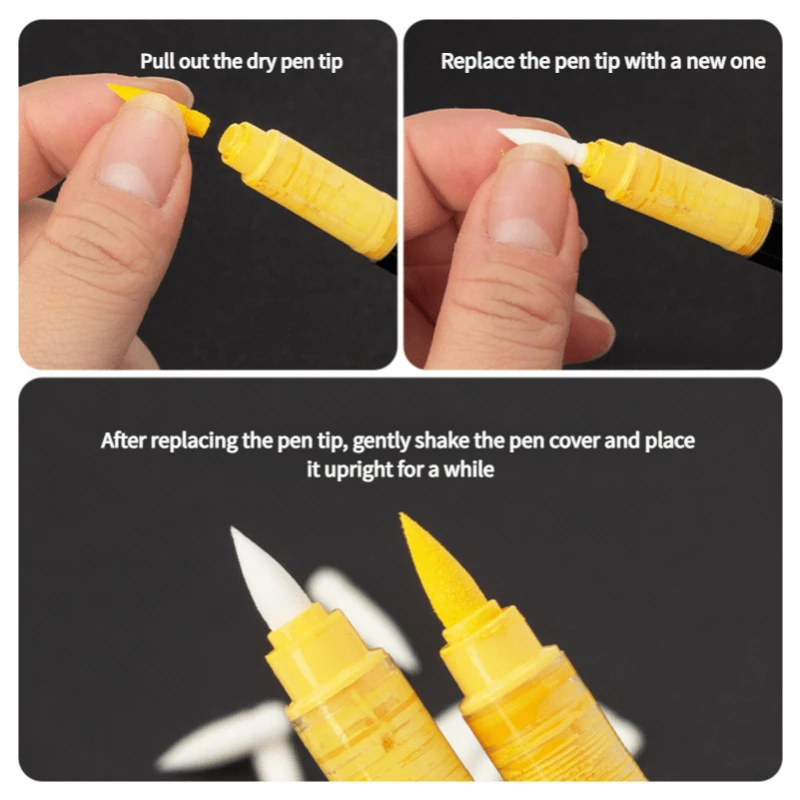 Mark pen refill, durable and high-quality, suitable for art and handicraft projects, smooth writing tips, marking pen accessorie