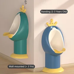 Baby Urinal Potty Wall-mounted Urinal Adjustable Children's Pot Plastic Boy Standing Training Toilet Portable Baby Potty 1-6Year