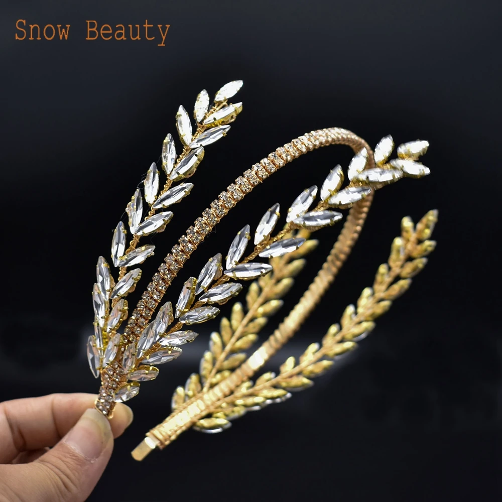 

DZ030 Bridal Headband Wedding Headpiece Bridesmaid Headdress Women Tiara Girl Party Headdress Pageant Head Hoop Hair Accessories