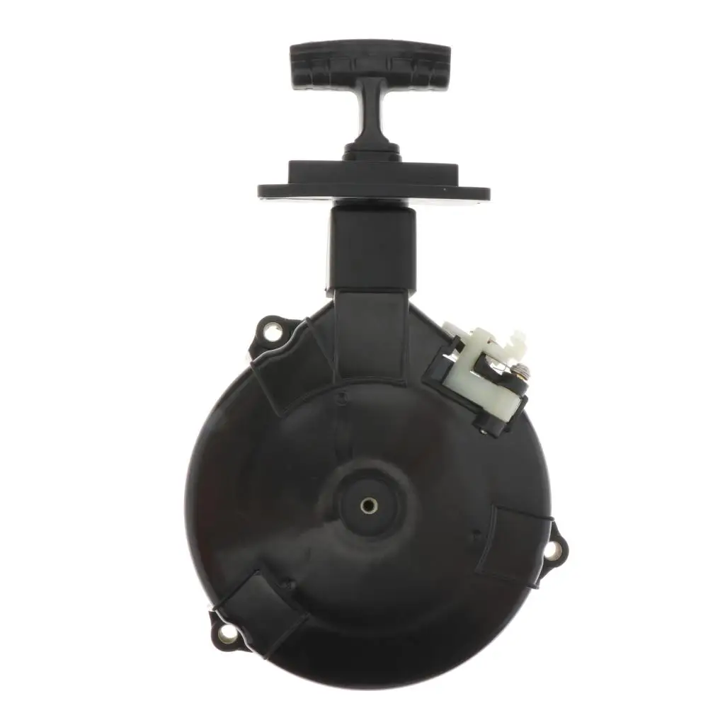

Recoil Pull Starter Assembly Black Plastic Outboard Motor Accessory for Mercury 4HP 5HP 6HP Models