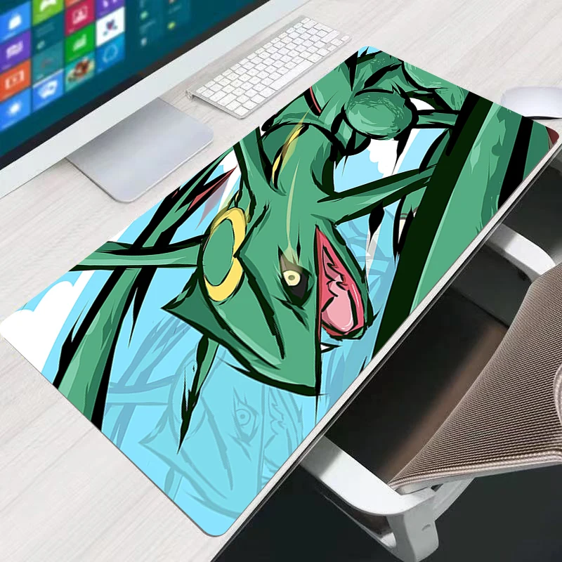 Mouse Pad Game Rubber Mini Keyboard Pad Laptop Computer Speed Desk Mat Computer Gaming Acessories P-Pokemons Rayquaza Mousepad