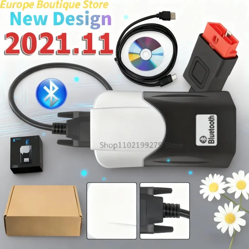 Dernier Scanner 2021.11 Keygen 2020.23 Vd, nouveau cdd avec Bluetooth pour TNESF DELPHIS ORPDC Obd2, outils de Diagnostic de voiture et camion