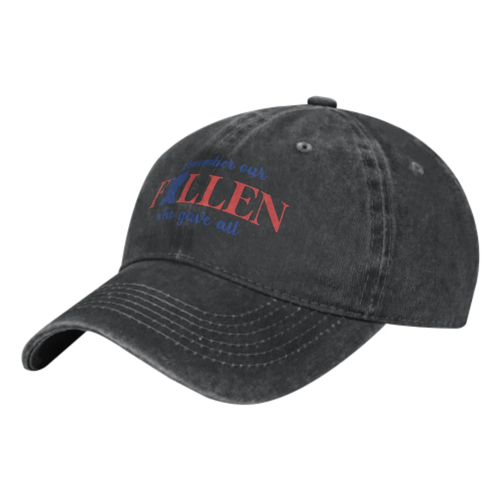 Remember Our Fallen Who Give All Baseball Caps Distressed Washed Cap Men Women Outdoor All Seasons Travel Adjustable Hat