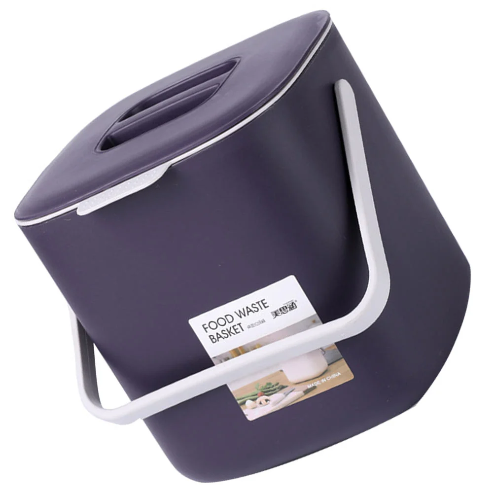 

Garbage Bin Classified Dustbin Plastic Can with Handle Box Long-lasting Waste Container Household Trash Easy to Space-saving