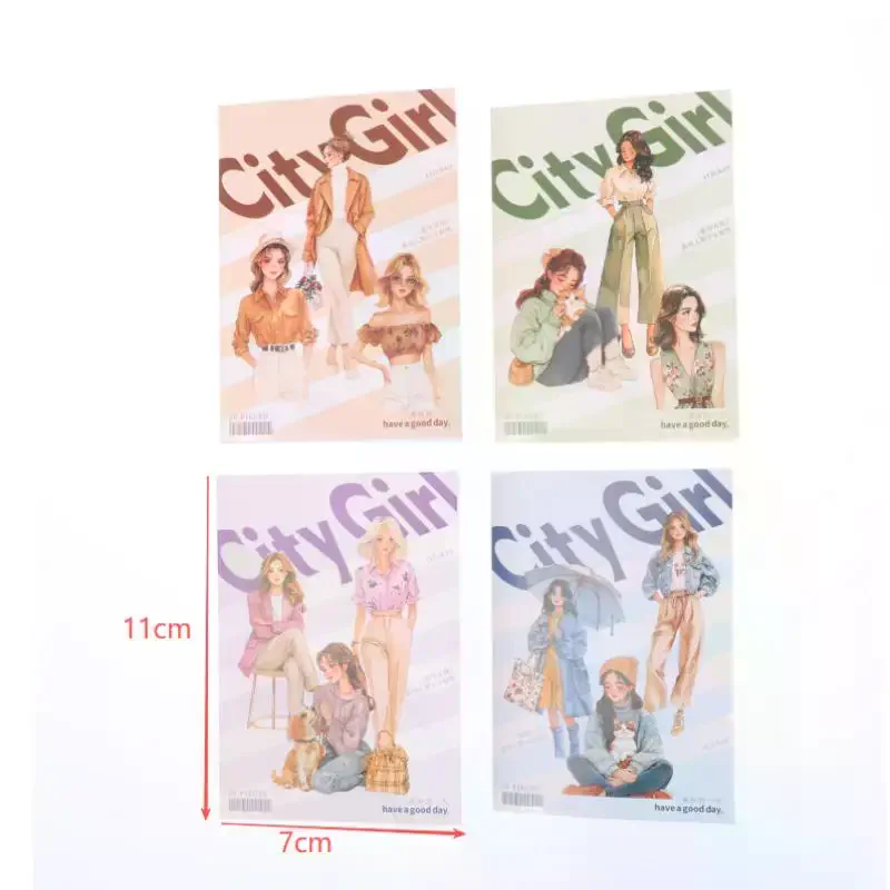 20 pz/set adesivi di cancelleria Kawaii Urban Spazzatura Journal Planner adesivo decorativo Scrapbooking decalcomanie fai da te