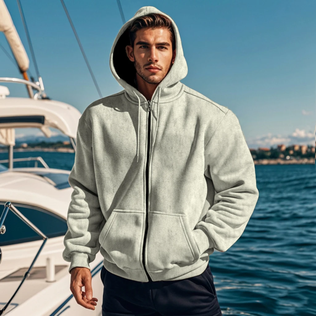 

2024 Men's Solid Color Casual Sports Hoodinew New In Hoodies & Sweatshirt Comfortable Sportswear For Autumn Winter Gym Top 후드티