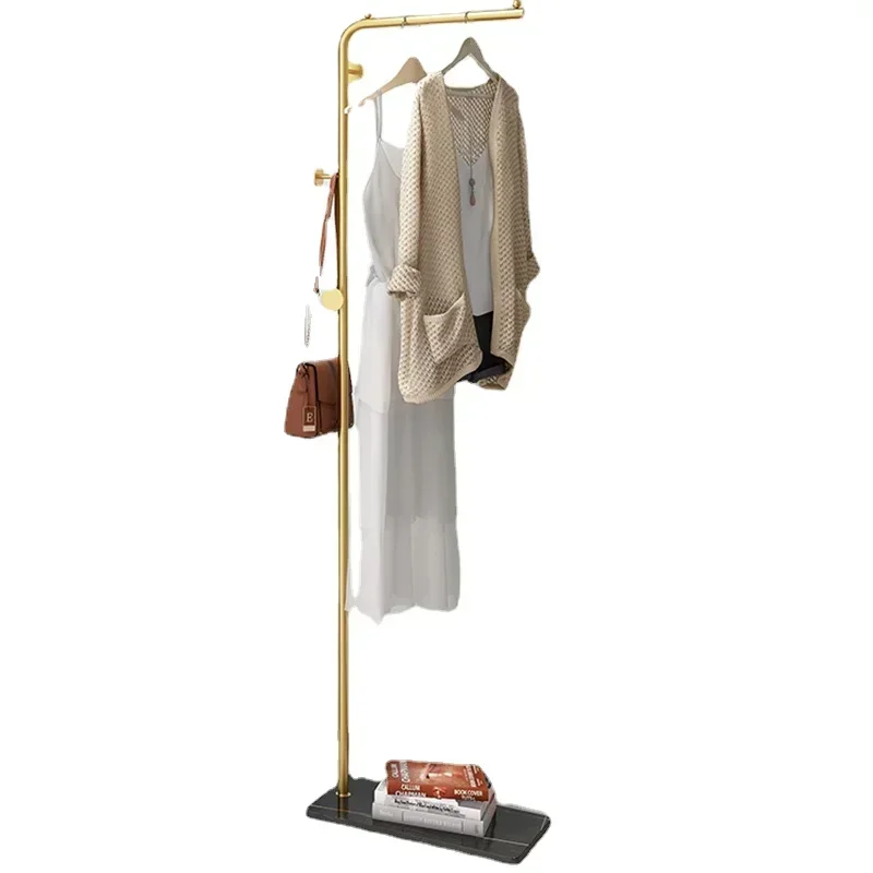 

Entryway Luxury Coat Rack Standing Design Bathroom Metal Hanger Rack Floor Dressing Room Entrance Perchero Home Furniture