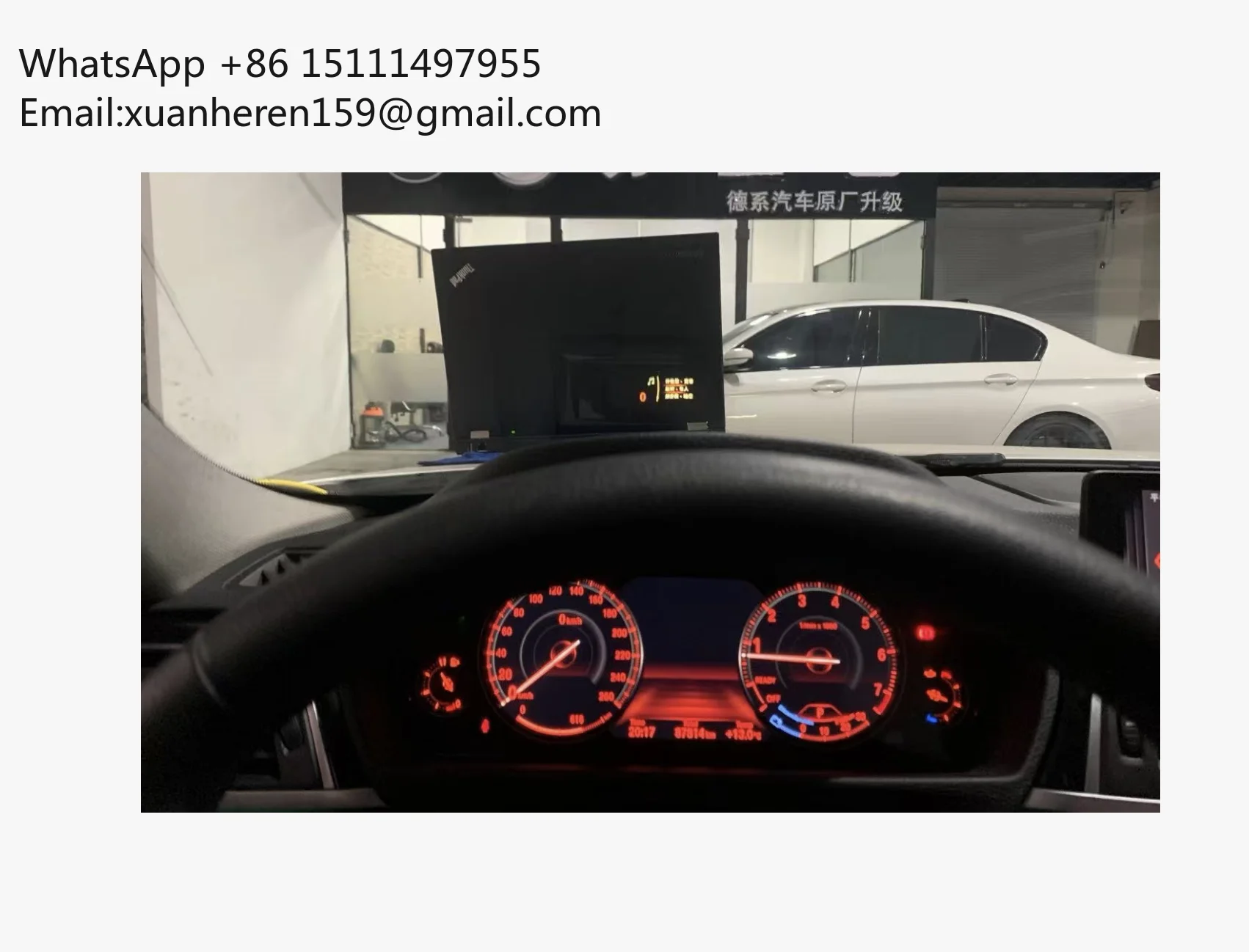 YLA 6wb Original LCD Digital Trunking Dashboard Series 34567, X5, X6, F10, F06, F05, F30, F31, F32, F33, F34, Id6 Id7