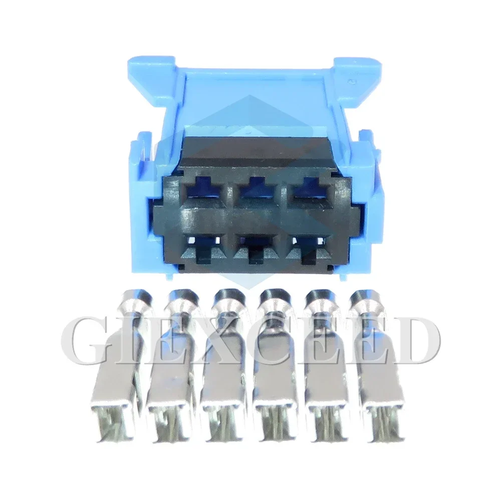 2 juegos de 6 pines serie 2,8 ventilador automático calentador de aire acondicionado resistencia enchufe de cable sin sellar conjunto de CA para Triumph 98172-1004