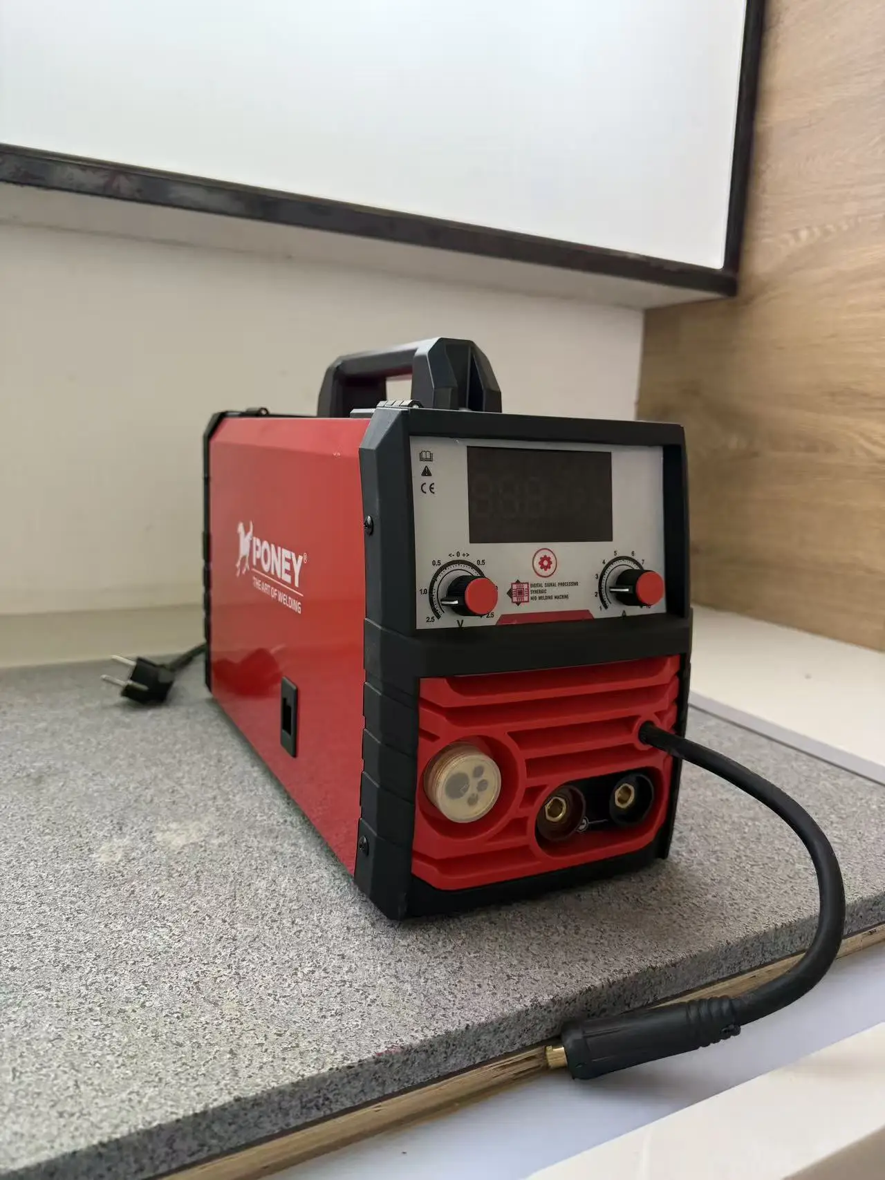 220V Multi-Function Inverter MIG Welding Machine MIG-160 Digital Signal Control Synergic Arc 0.8-1.0mm Wire Diameter 40%