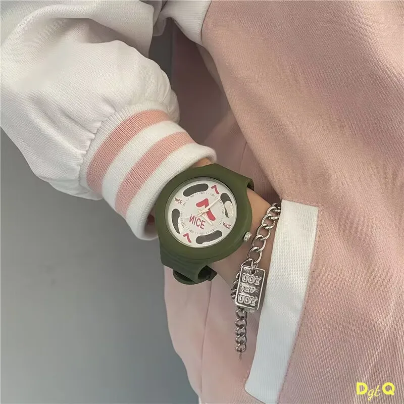 

Хорошие модные мужские часы, спортивные креативные концептуальные дизайнерские силиконовые кварцевые часы для женщин, часы reloj para mujer часы женские