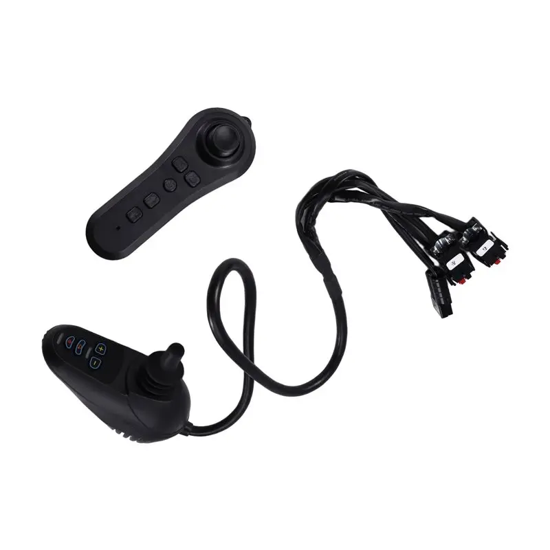 

AB16-Электрический джойстик для инвалидной коляски, двойной контроллер, 24 В, универсальная беспроводная ручка управления Bluetooth