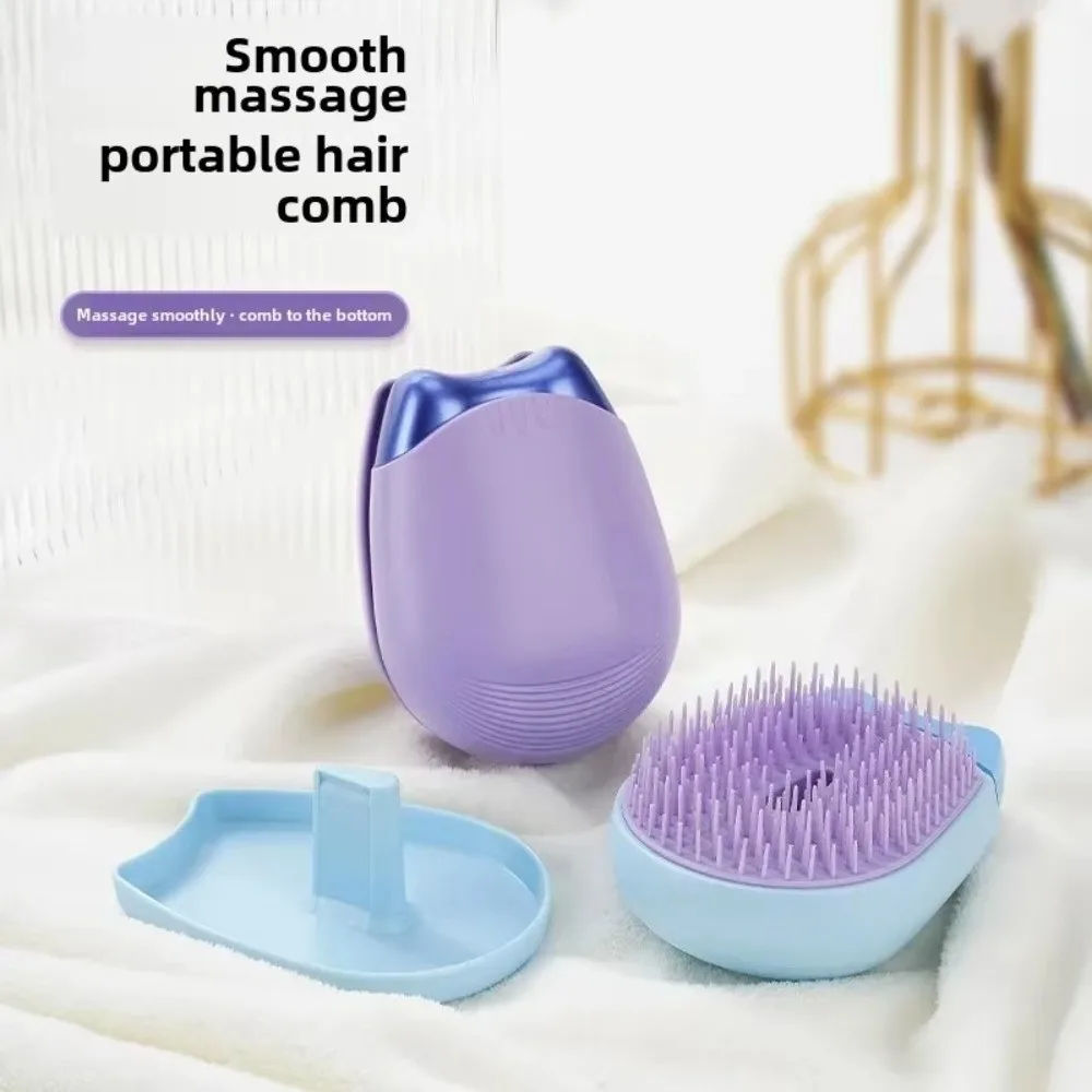 Portable Fluffy Hair Cat Claw Comb Anti-static Wet Dry Hair Brush Curly Tangle Free Hair Scalp Massage Comb for Women