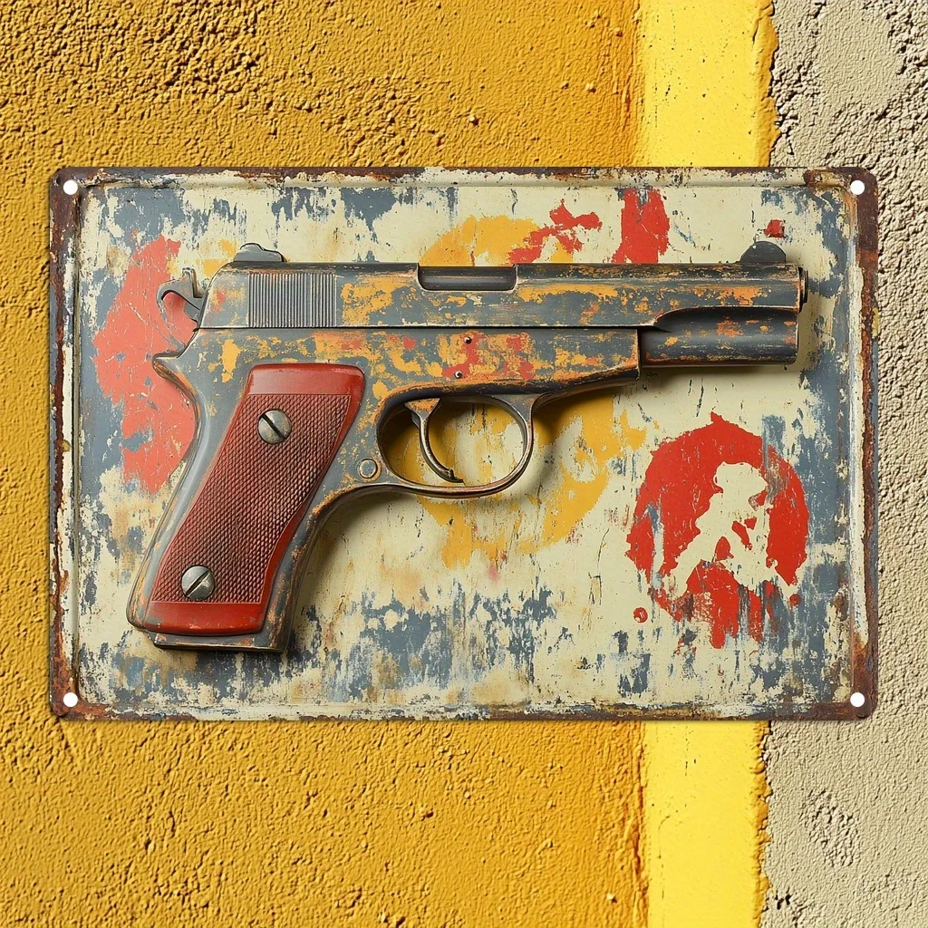 Vintage-Style 'Ready to Hunt' Metal Sign -  | Humorous Adventure-Themed Decor for Home, Garage & for Man Cave | Rustic Tin Wall
