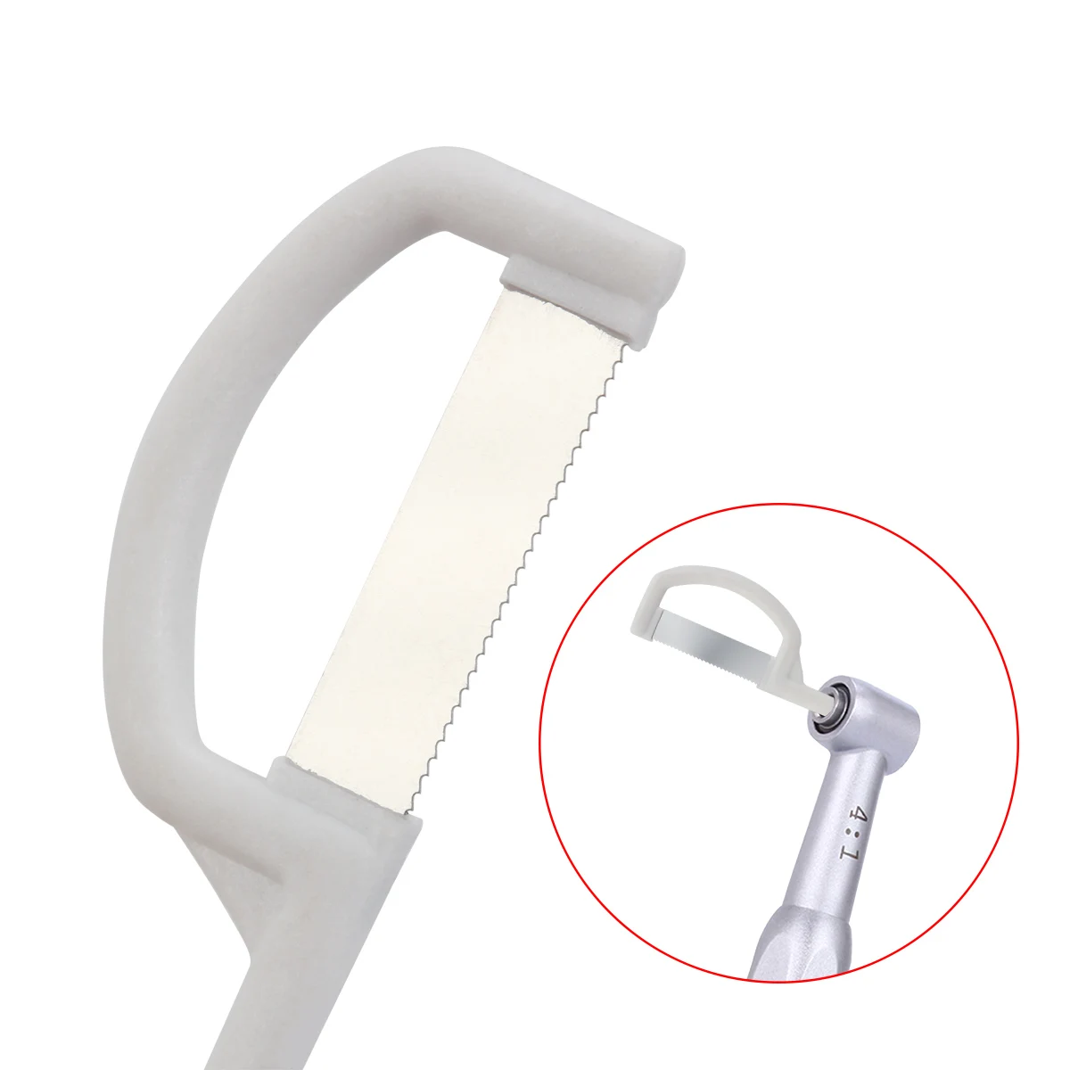 AZDENT-Redução Dentária Ortodôntica Interproximal do Esmalte, Tira Automática do IPR, Descascamento Interproximal, Peças do Handpiece, 3 Pcs