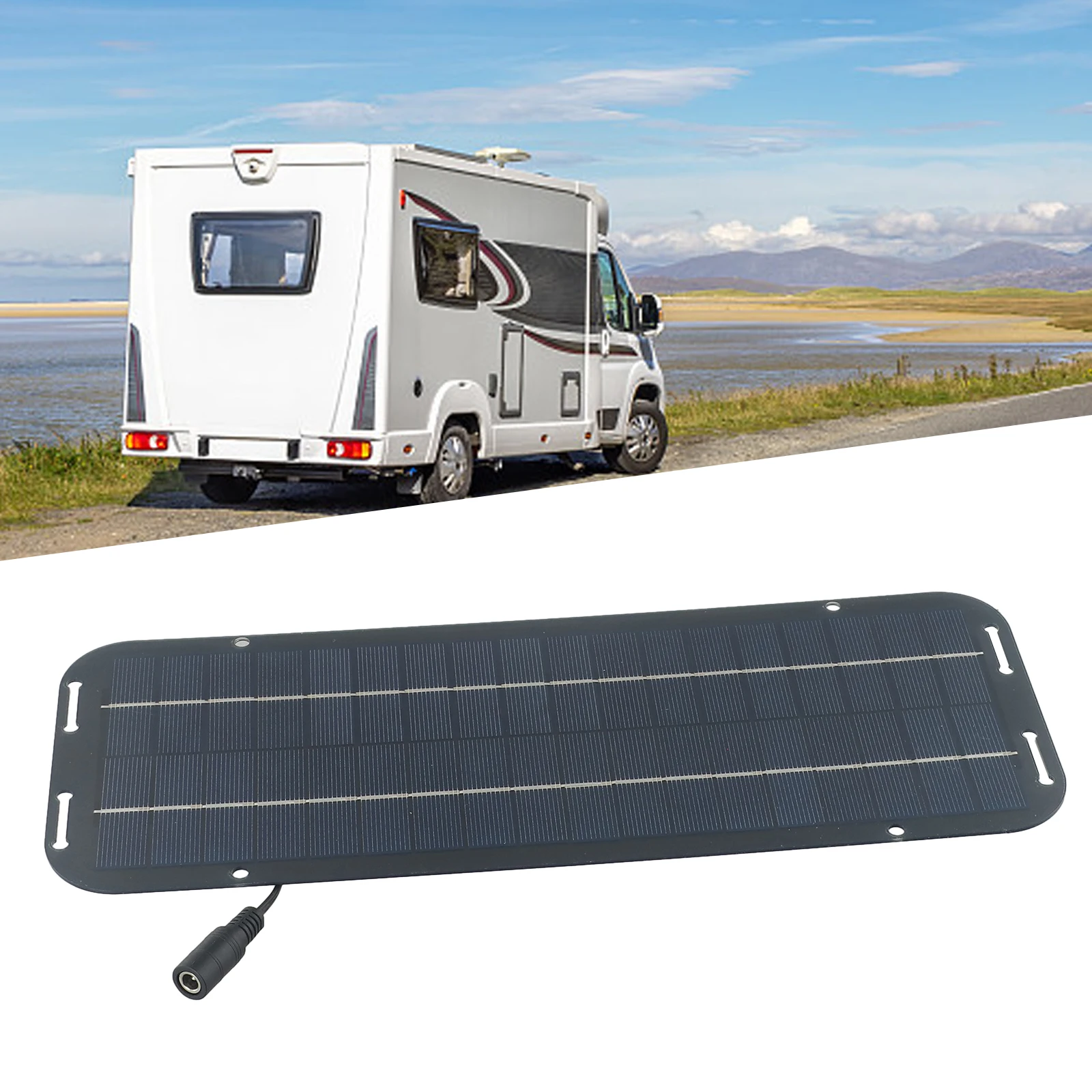 

Reliable Performance in All Daylight Conditions 60W Solar Panel 12 Volt Trickle Battery Charger for Caravan Van Boat