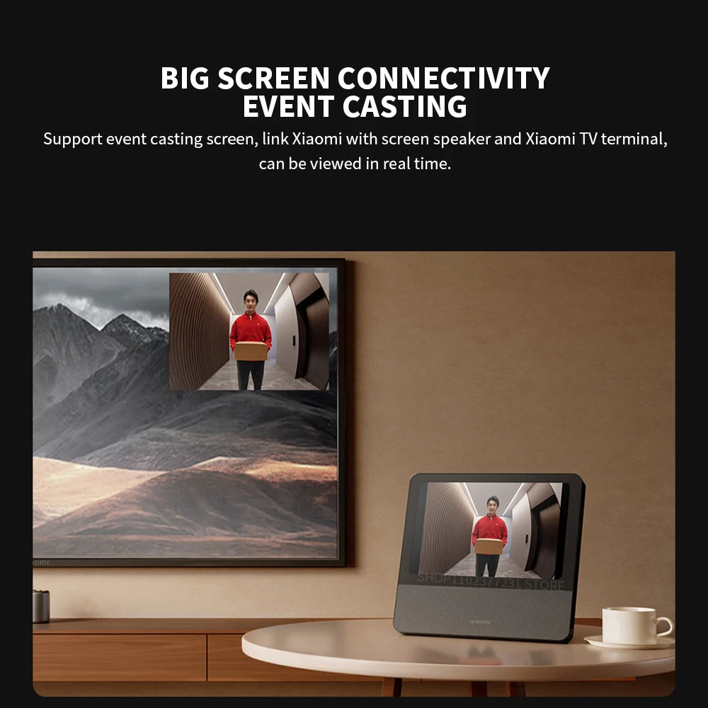 Xiaomiスマートキャットアイ2 WiFiワイヤレスカメラビデオ覗き穴ドアベル3MP HD赤外線ナイトビジョン180°広角 Mi Homeアプリ対応