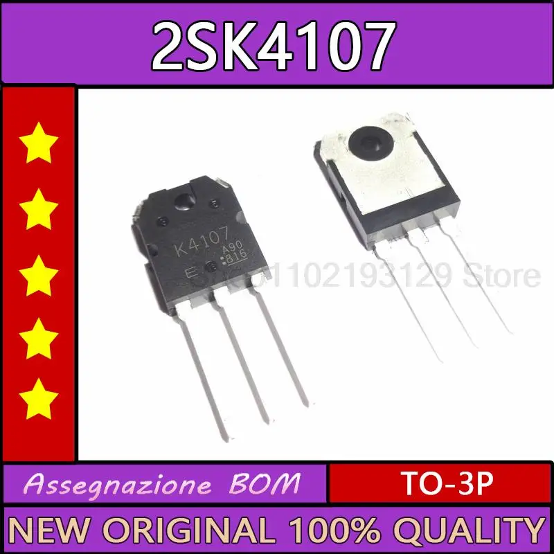 5PCS K4107 brand new imported FET 15A 500V 2sk4107