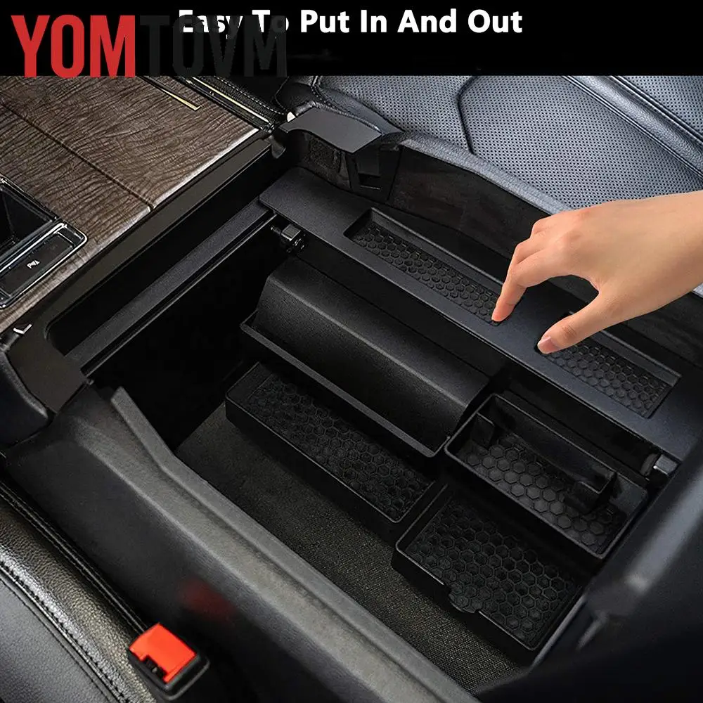 Fit For Ford F150 2015-2020 For Ford F150 Raptor 2017-2020 For Ford Expedition 2018-2020 Center Console Safe Storage Vault