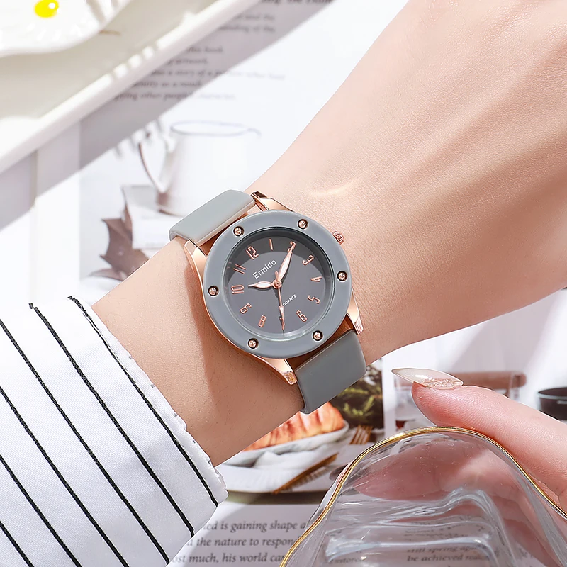 Jam tangan olahraga mode untuk wanita jam tangan Analog Quartz kasual zegarek damski Relogio Feminino Montre Homme Saat jam