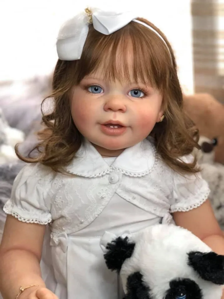 

Эксклюзивная кукла DLS Reborn, 28 дюймов, реалистичная кукла-младенец, девочка Кейти Мэри, уже окрашена