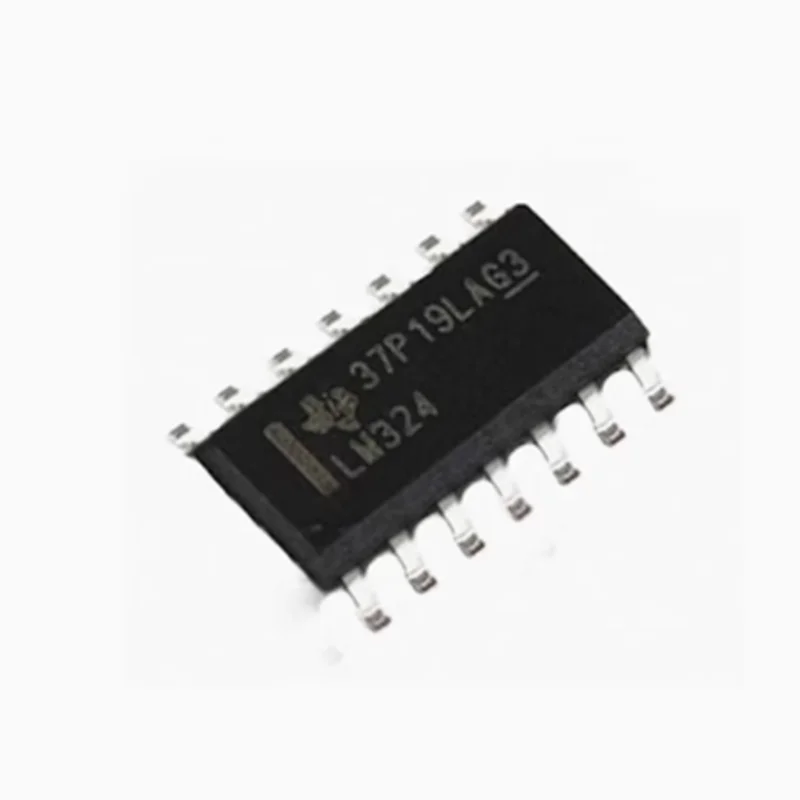 100PCS-500PCS  LM324DR SOP14 Operational amplifier: Quad channel 30V 1.2MHz  LM324DRG4