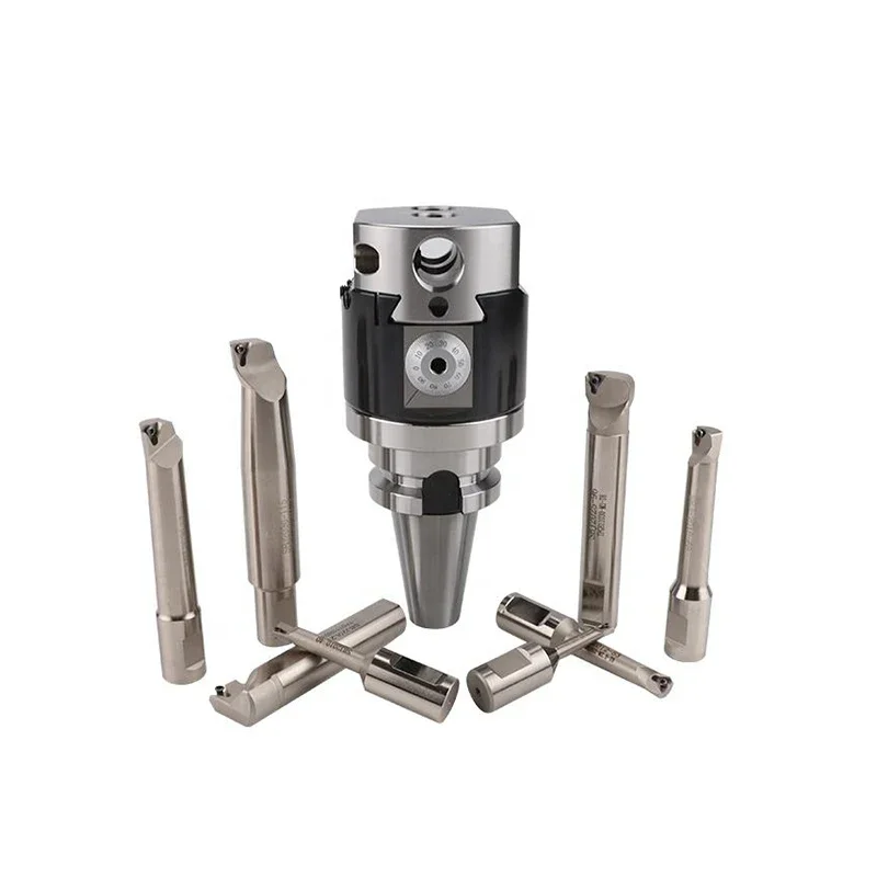 1 Set R8 HSK63 HSK100 BT30 BT40 BT50 NBH2084 Adjustable Angle Boring Cutter Head