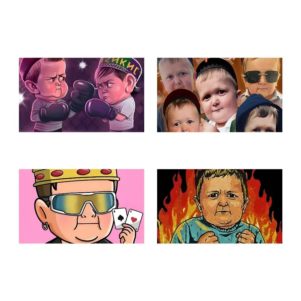 لافتات علم Hasbulla لمشاهير الإنترنت الروسية، جراج السيارة، نسيج العلم، المرآب، ديكور خارجي لغرفة النوم #3