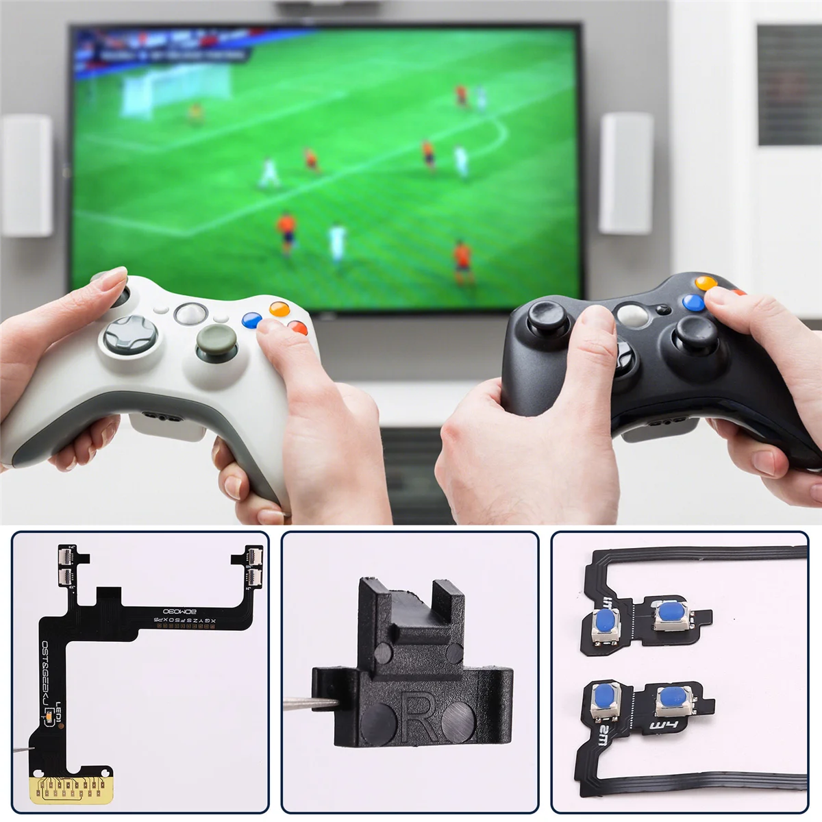 N88R Repair Accessories for PS5 BDM-030 Controller Modification Kit Remapper Kit