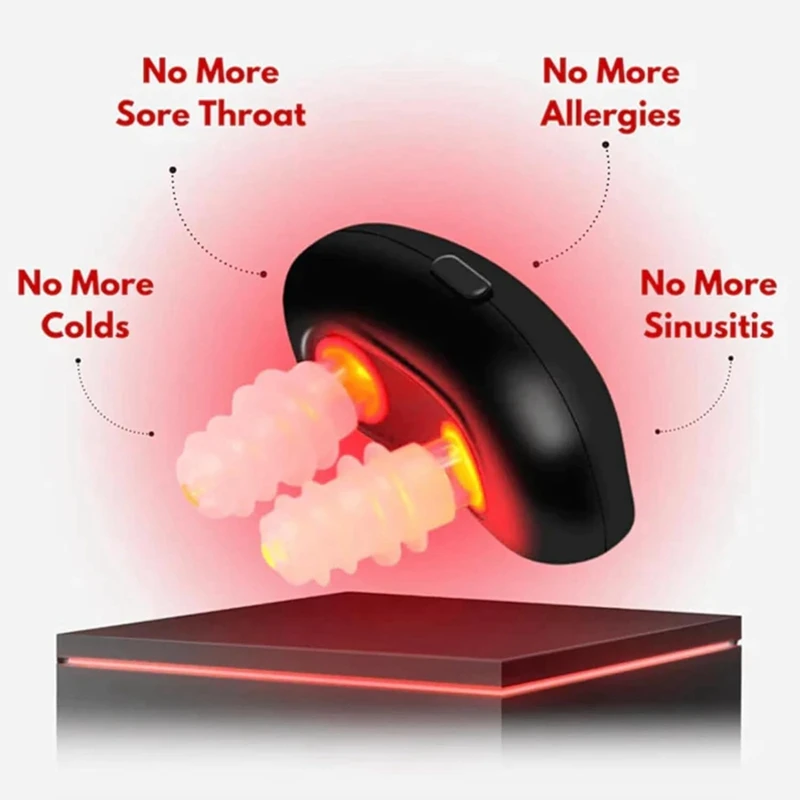 3PCS Intelligent Infrared Nasal Soothing Device Allergic Chronic Rhinitis Device Infrared Rhinitis Device Easy Install