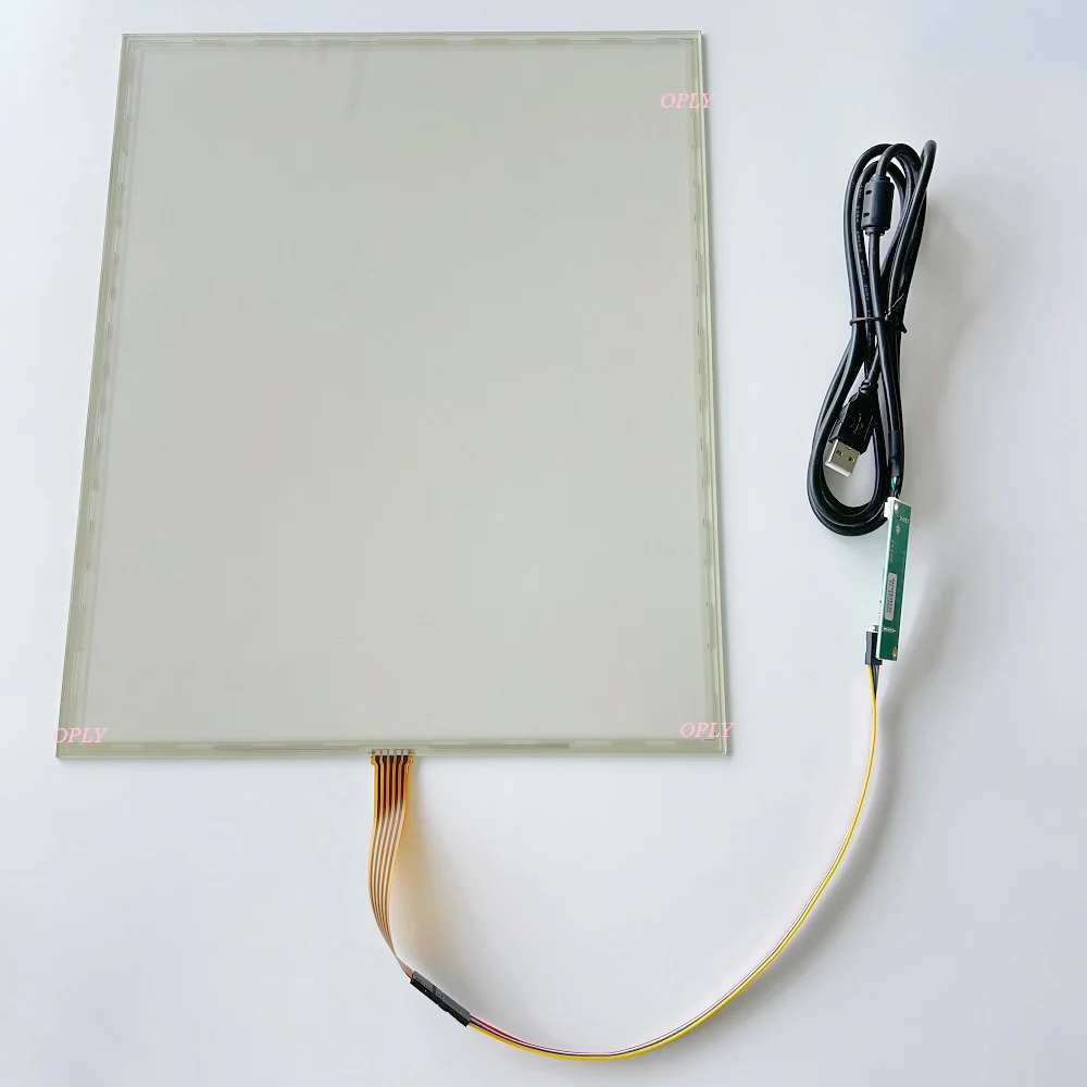 5 Wire 17 inch Resistive Touch panel TP sensor screen 4:3 355*288mm 17