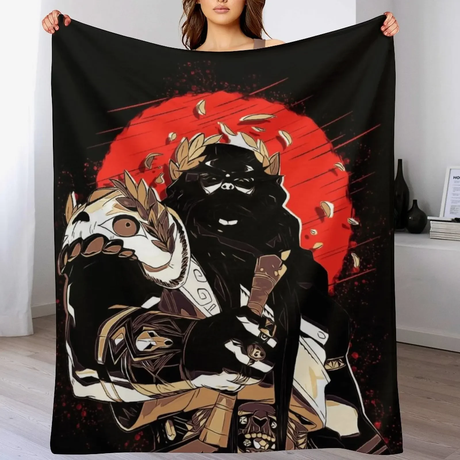 

The Hades Throw Blanket christmas gifts Flannel Decorative Beds Loose Blankets
