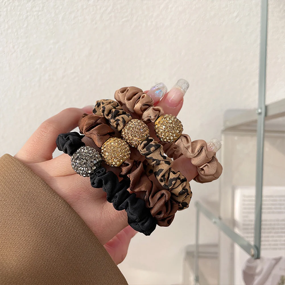 

8Pcs Hair Ties Ponytail Holders Elastic Hair Bands for Women Sport Party Festival Office Scrunchies for Women