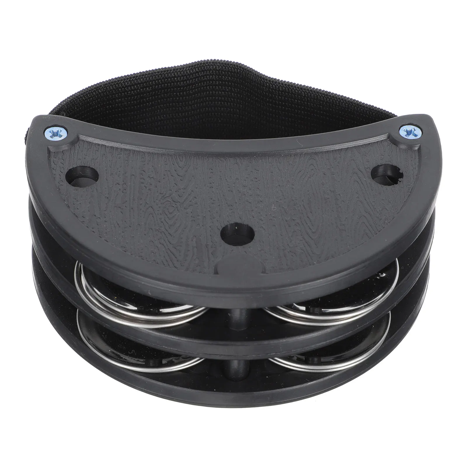 

Half Moon Foot Tambourines Metal Jingle Bells Percussion Instrument Rhythms Creator Musical Plaything Performance Bells Cheering