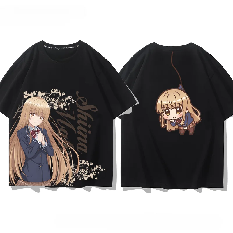 Anime The Angel Next Door Spoils Me Rotten Shiina Mahiru T Shirt Women Men 100% Cotton Summer Crewneck Short Sleeve Graphic Tees