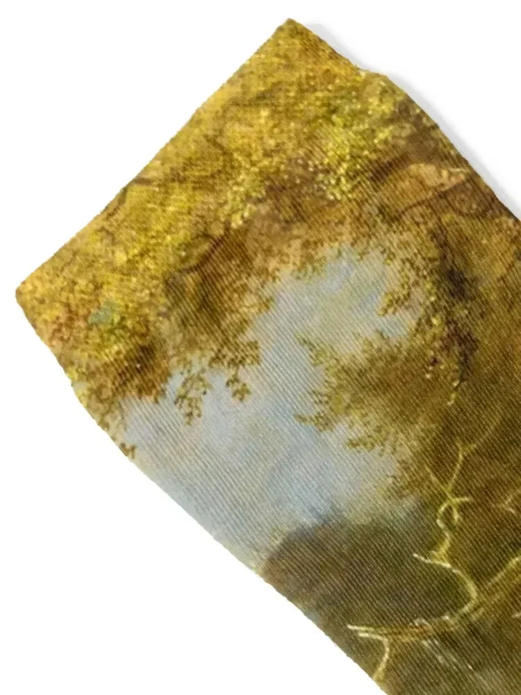 The Headless Horseman Pursuing Ichabod Crane Socks Crossfit Christmas christmas gifts cartoon Woman Socks Men's