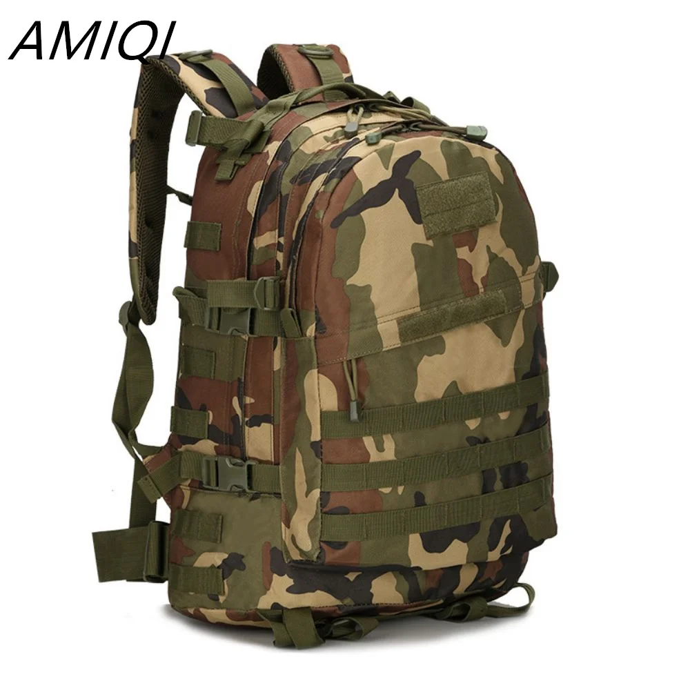 AMIQI 3D Backpack Outdoor 800D Oxford Backpacks Multi-functional Travel Camping Camouflage Backpack Bags mochila hombre