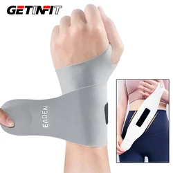 Ajustável Fina Compressão Wrist Guard para Homens e Mulheres, Entorse Wrist Brace, Suporte de Segurança do Exercício Tendon Bainha Dor, 1Pc