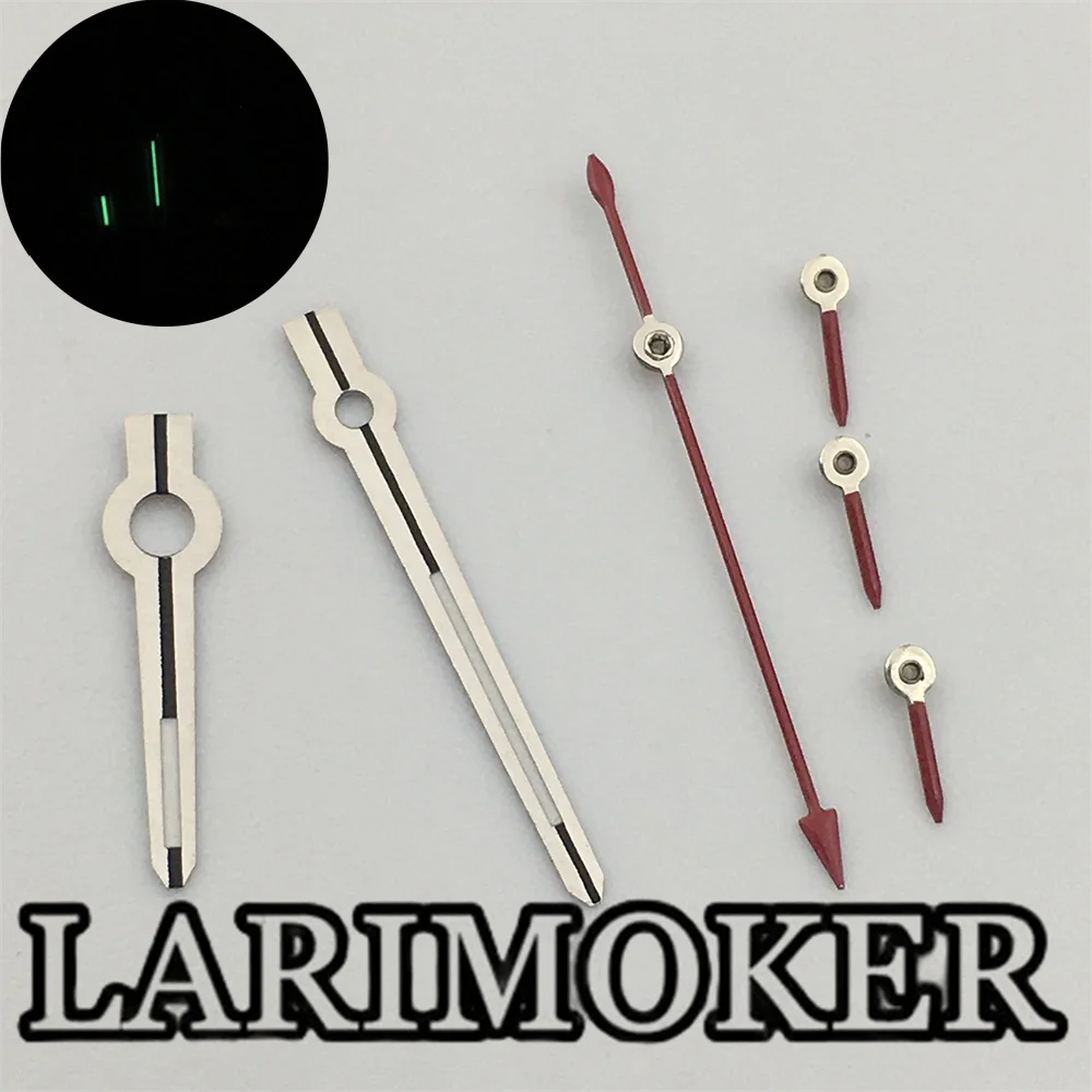LARIMOKER VK63 hands C3 grade lancette luminose adatte per il movimento VK63 parti dell'orologio parti di ricambio lancette dell'orologio
