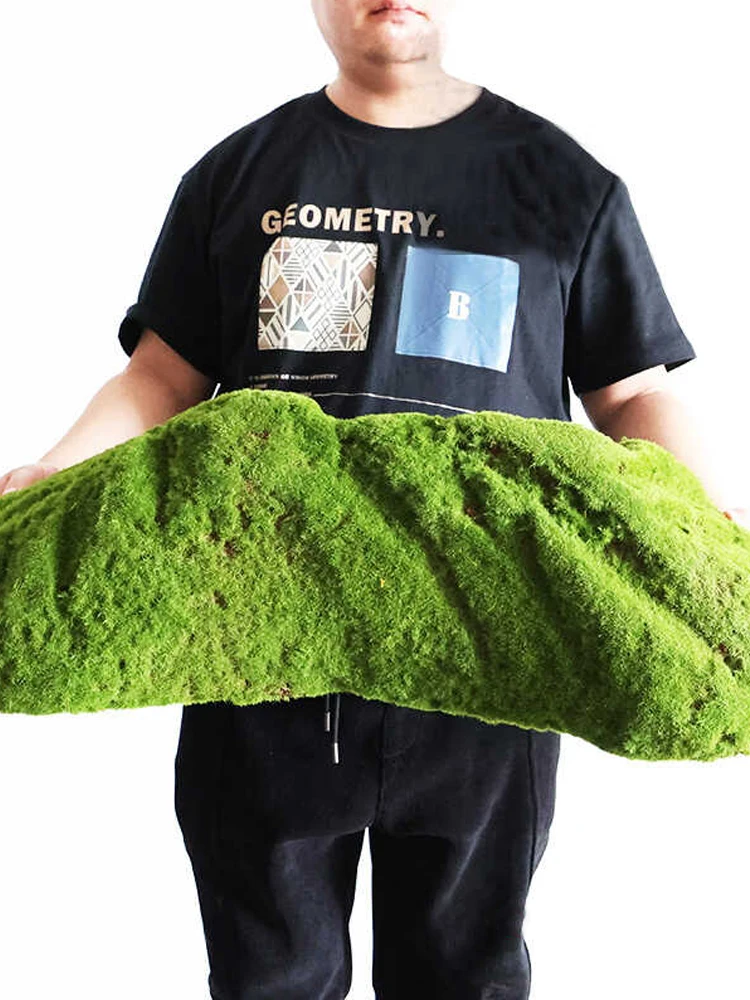 

Artificial Moss Stone Grass Mat Wall Decal Fake Moss Window Display Balcony Landscape Garden Design Simulation Plant Decor