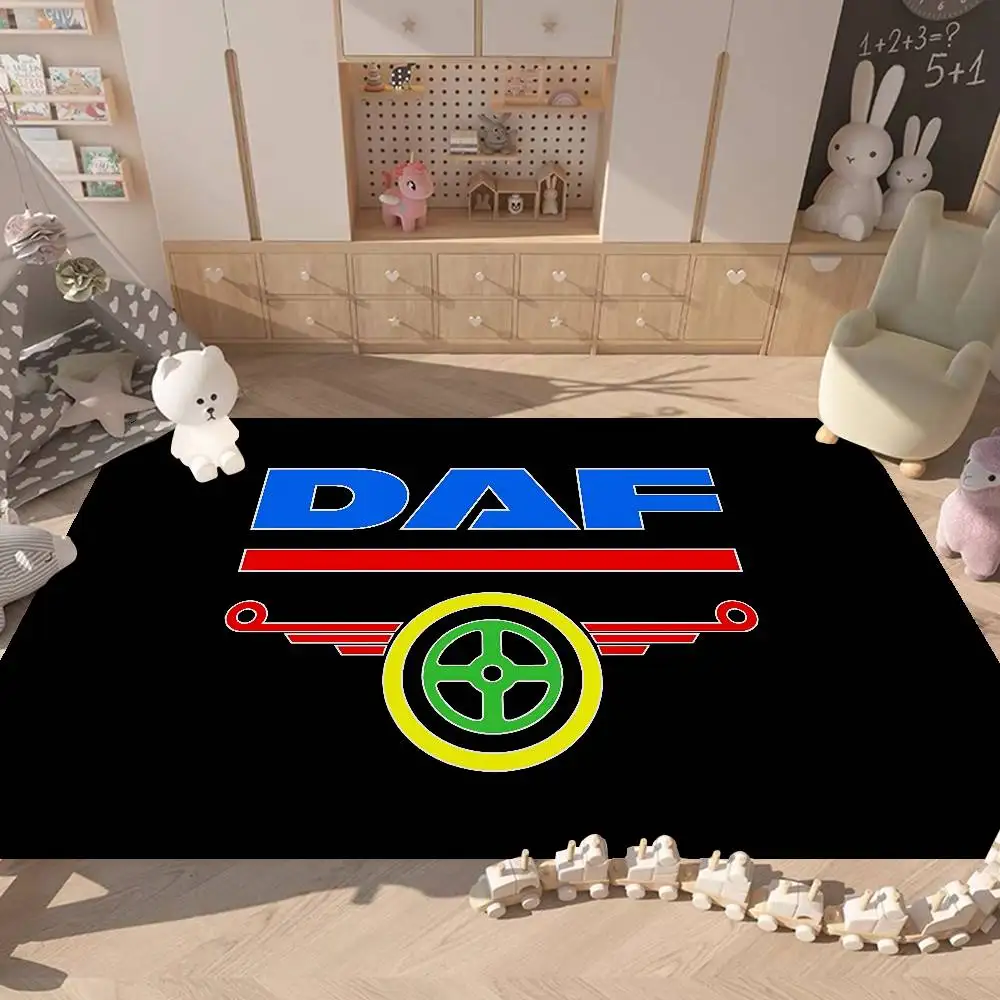 D-DAF Truck Entrance Door Mat Nordic Style Bedroom Living Room Doormat Home Balcony Anti-Slip Modern Home Decor
